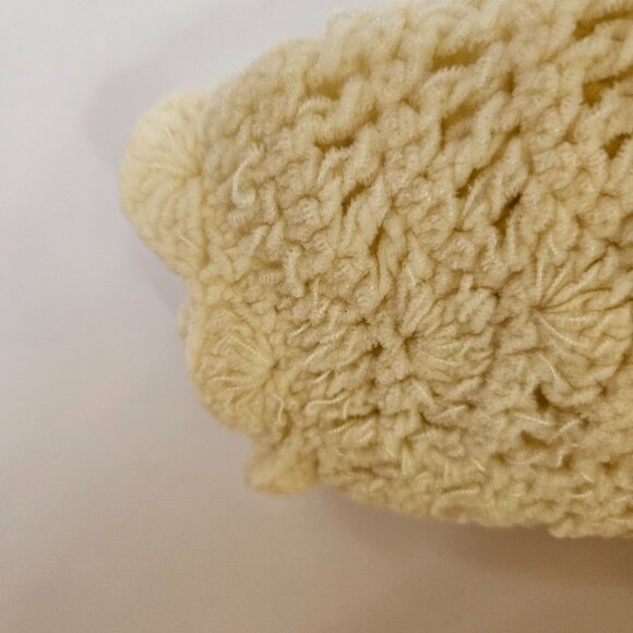 April Cornell Girls Crochet Baby Cardigan with Cat in Butter Yellow Size 6M - Picture 10 of 12